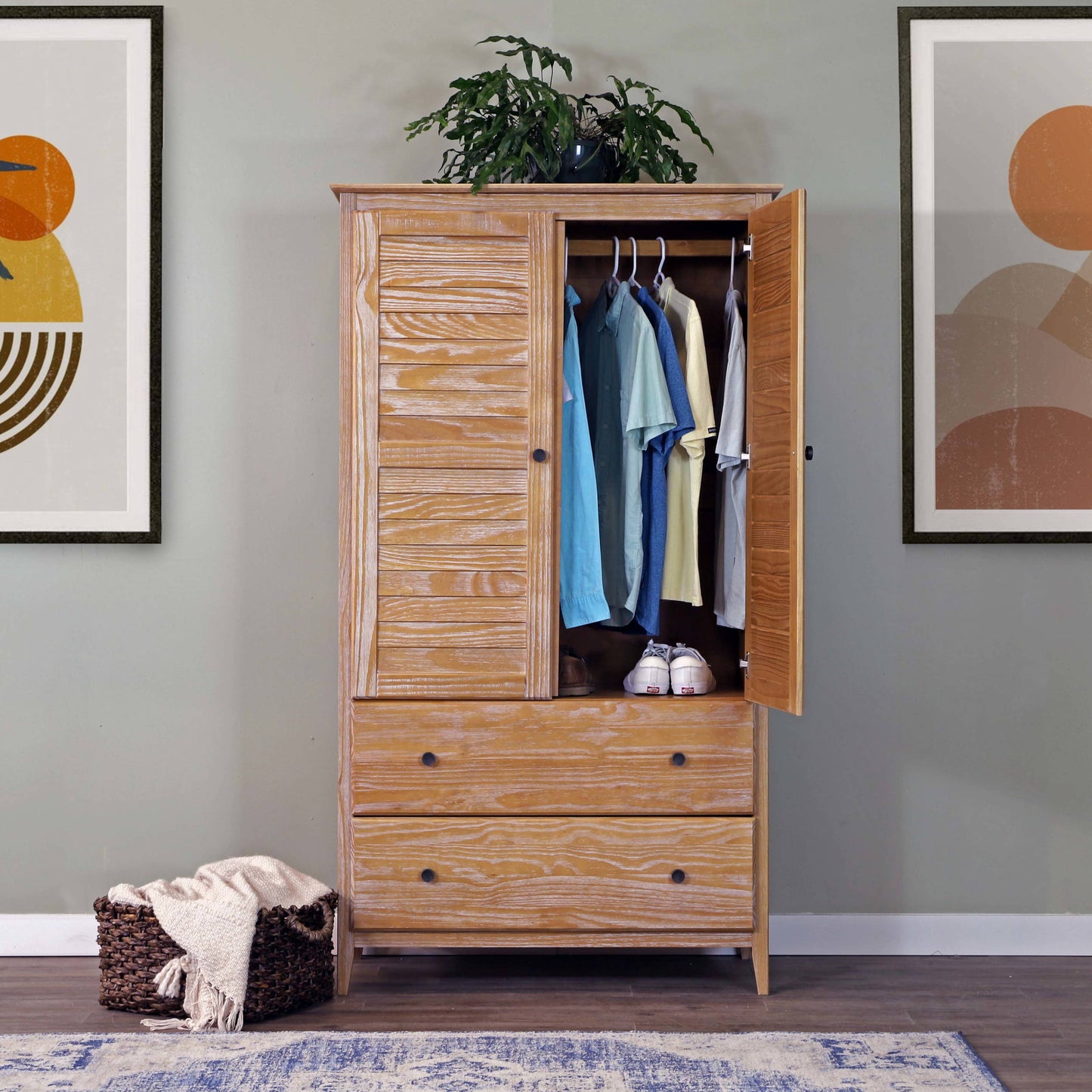 2-Door Wardrobe