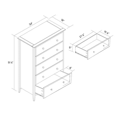 5-Drawer Chest