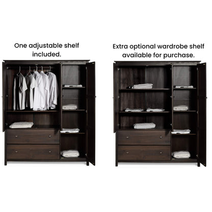 Shaker 3-Door Wardrobe